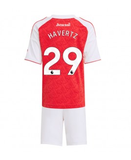Günstige Arsenal Kai Havertz #29 Heimtrikotsatz Kinder 2025-26 Kurzarm (+ Kurze Hosen)